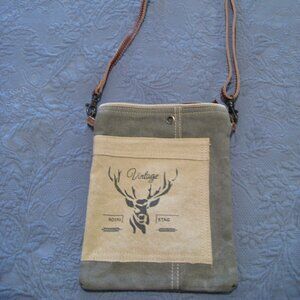 Myra Canvas Crossbody Bag